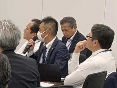 模擬訓練の様子